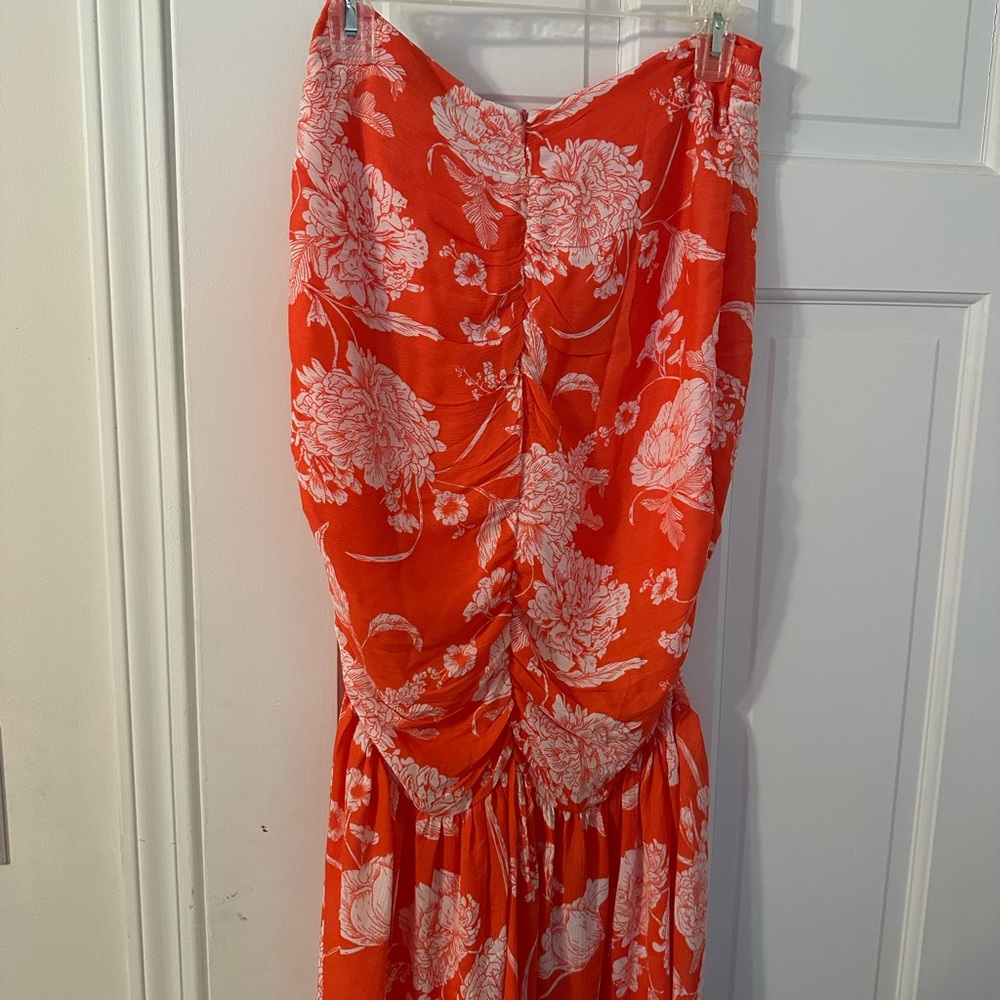 Floral Red and White skirt